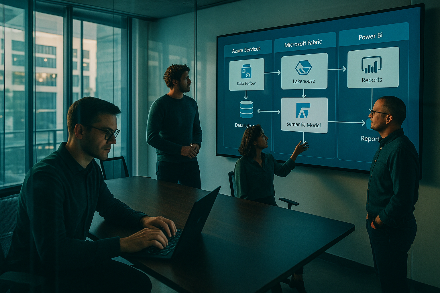 Microsoft Fabric integratie met Azure en Power BI