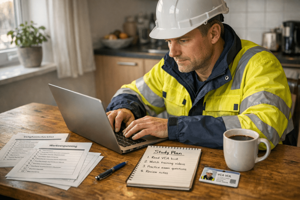 Hoe behaal je je VCA VOL online in één keer: stappenplan, tijdsduur en wat je nodig hebt?