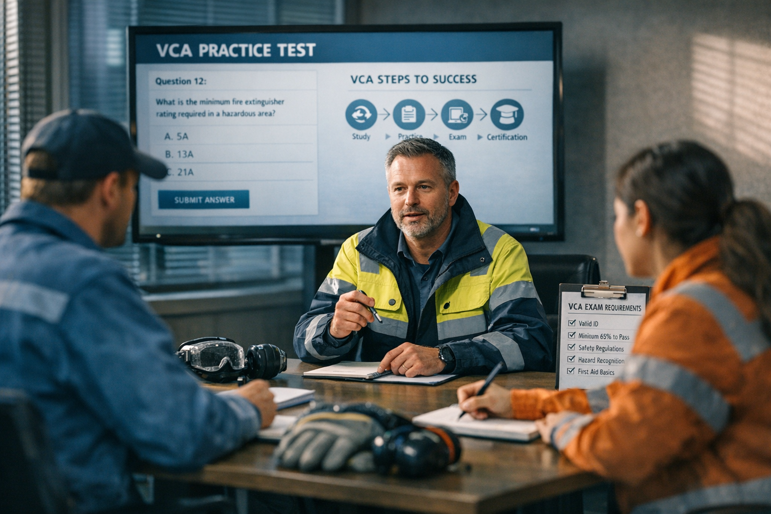 VCA VOL examen voorbereiden