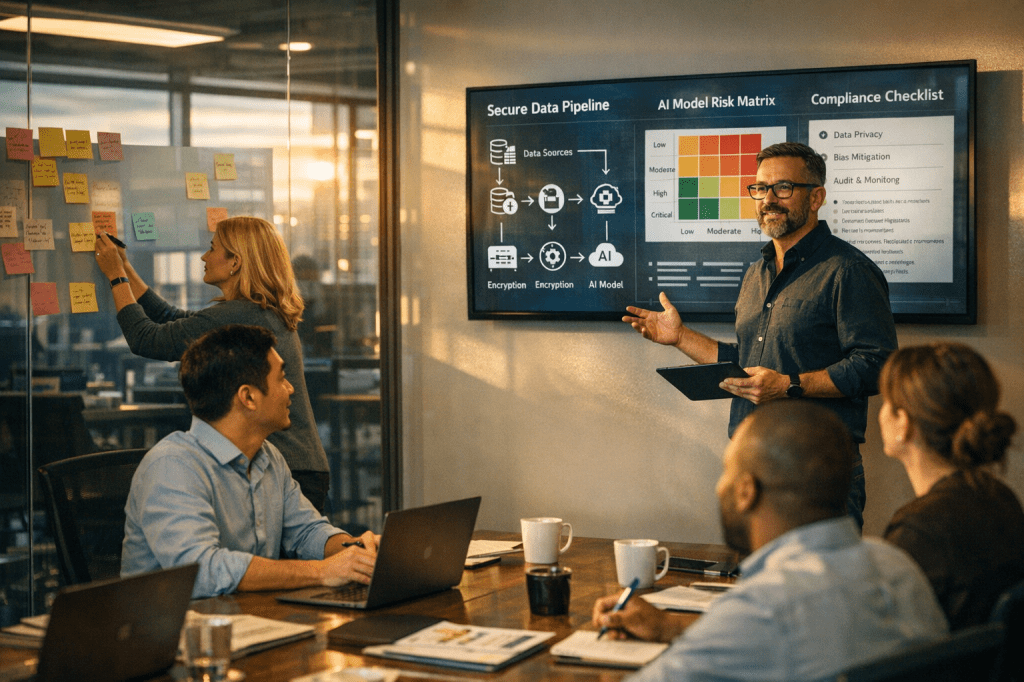 Welke stappen moet je zetten om data & AI succesvol en veilig te implementeren in je organisatie?