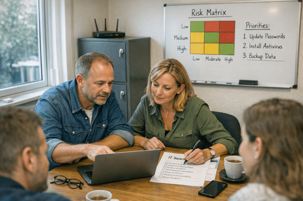 Hoe stel je een praktisch IT security stappenplan op voor een mkb-bedrijf zonder grote IT-afdeling?