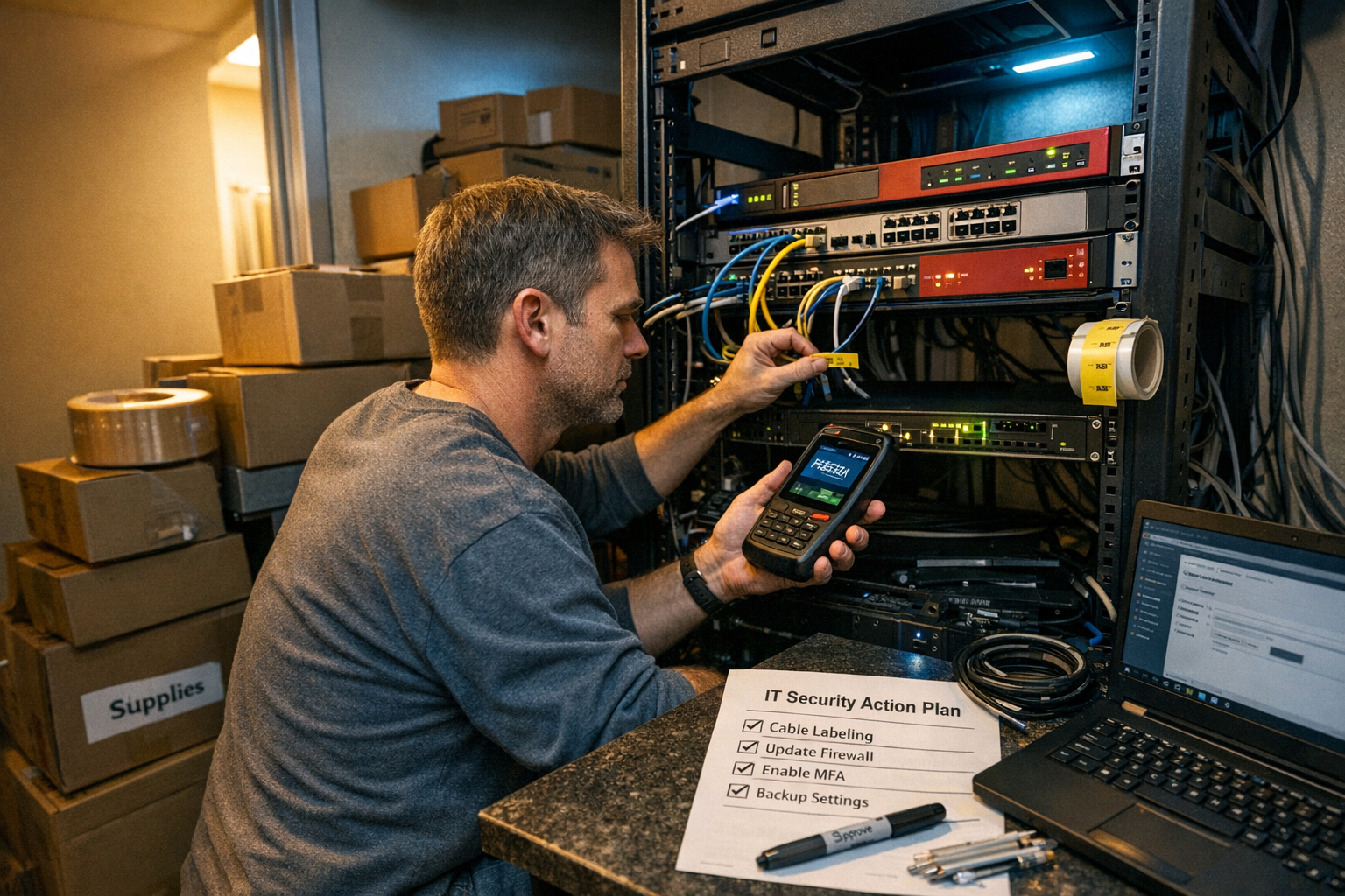 Cybersecurity implementatie mkb