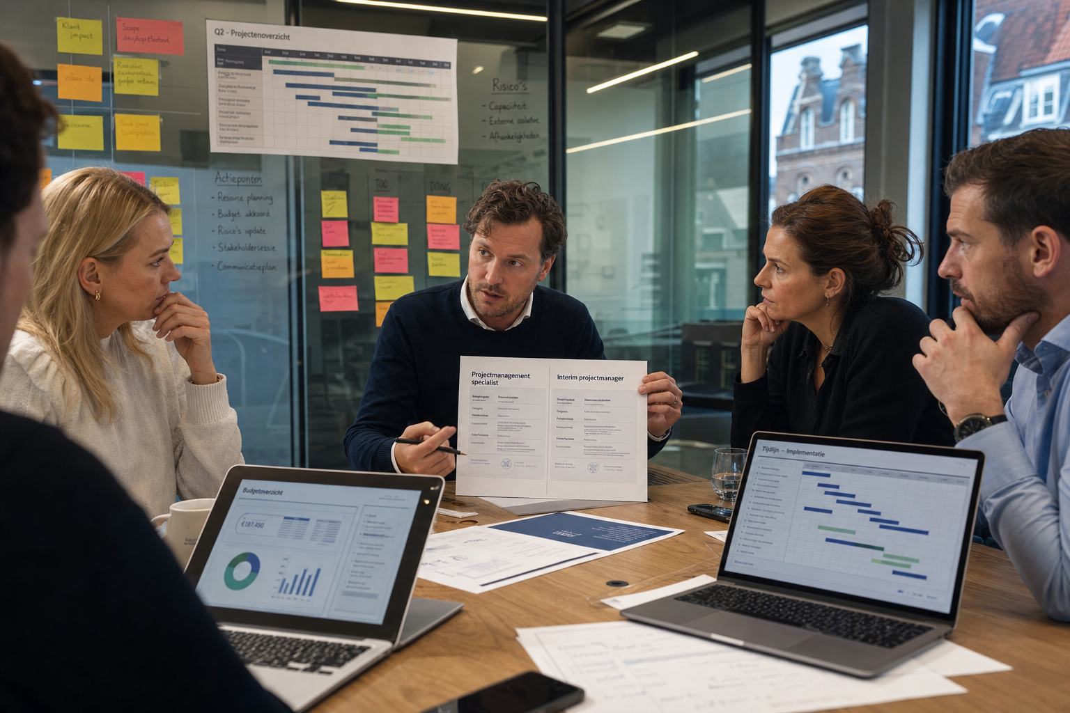 Projectmanagement specialist en interim projectmanager vergelijken